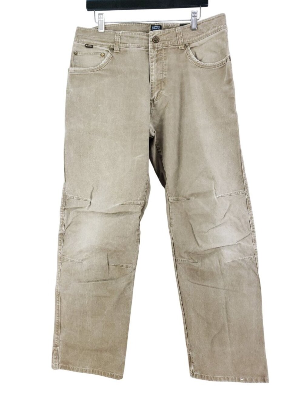 Kuhl Ryder Outdoor Mens 34x32 Pants Sand High-Rise Straight Leg